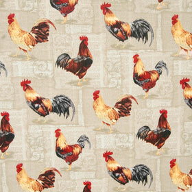 Cocorico Curtain Fabric Beige