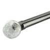 Crash 28mm Bay Window Curtain Poles Graphite