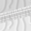 1" Curtain Tape White
