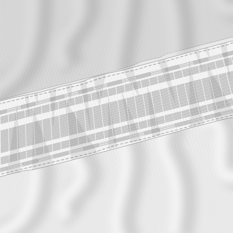 3" Velcro Friendly Curtain Tape Pack White