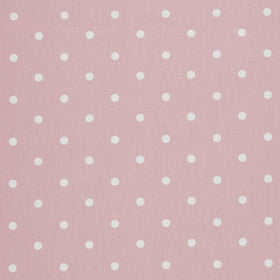 Clarke & Clarke Dotty Fabric Rose