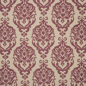 Decadence Curtain Fabric Raspberry