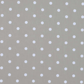 Dotty Curtain Fabric Smoke