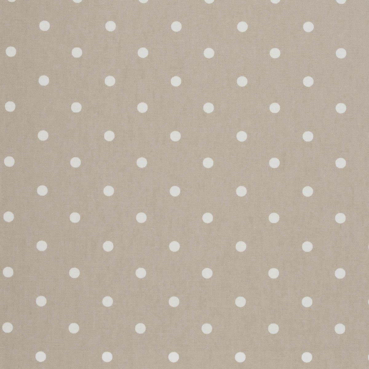 Clarke & Clarke Dotty Fabric Taupe