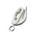 Harrison White Drape  End Stops (Pk 2)