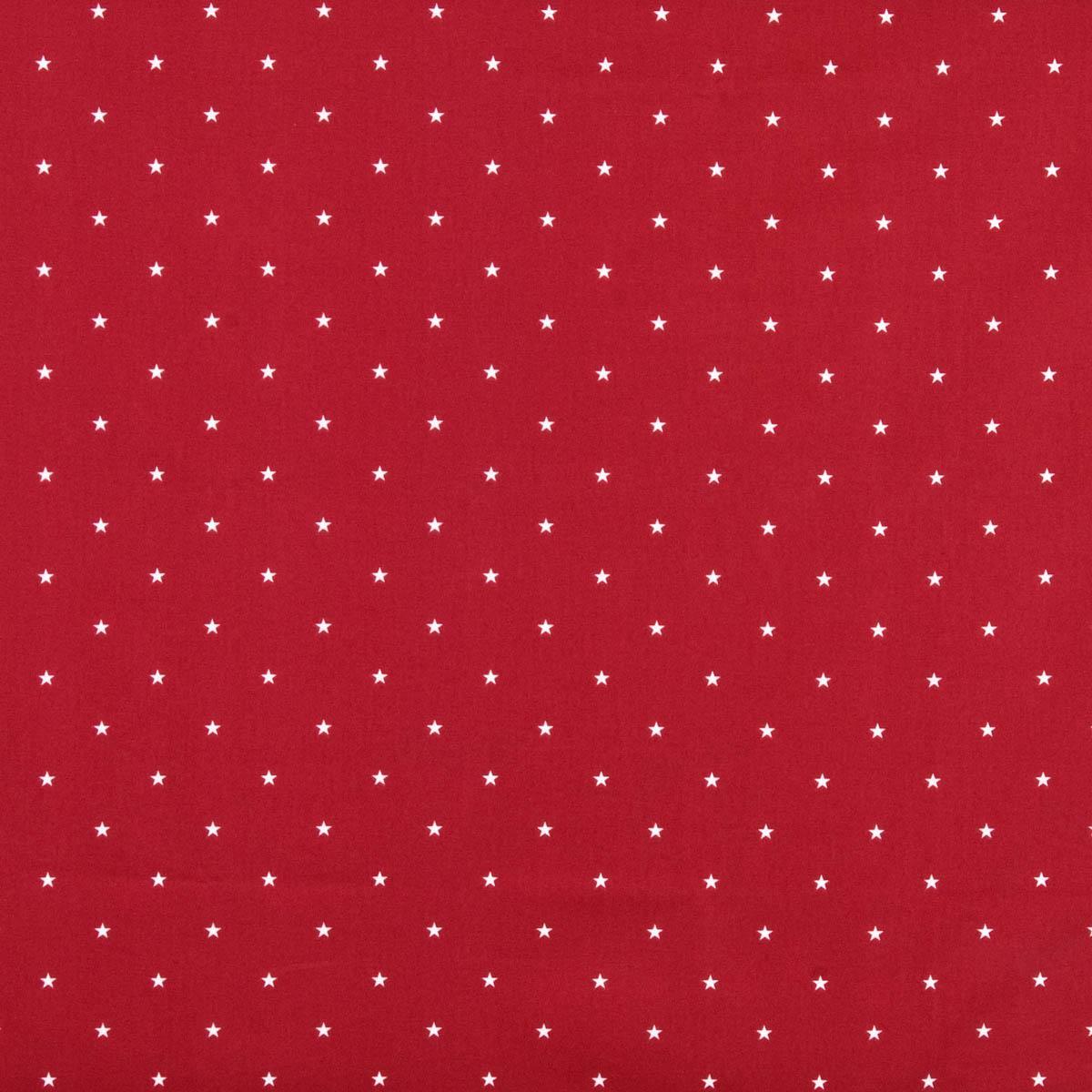 Etoile Curtain Fabric Red