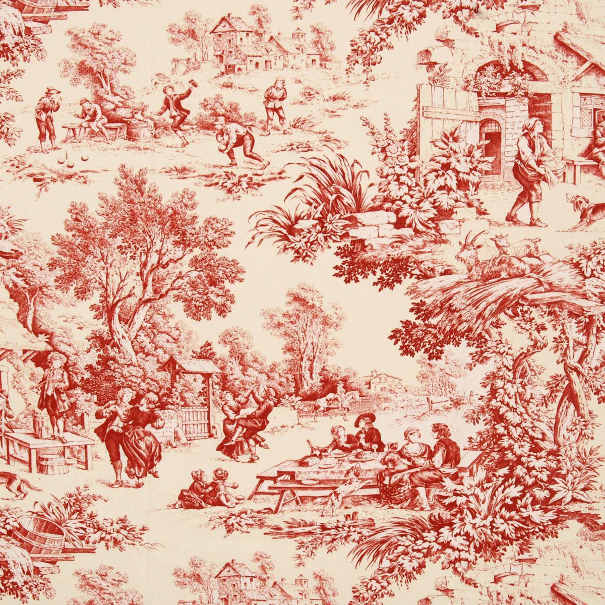 Festin Curtain Fabric Roll End 3.14m Bordeaux