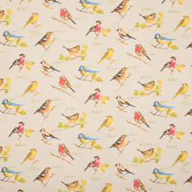 Prestigious Textiles Garden Birds Fabric Linen