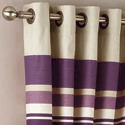 Harvard Ready Made Curtain Aubergine