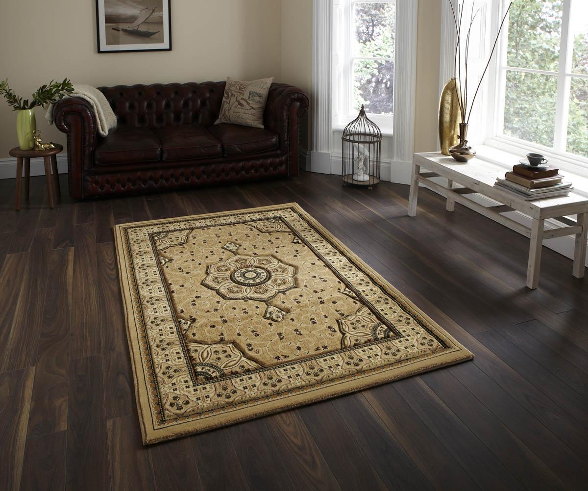 Heritage 4400 Hand Carved Rug Beige