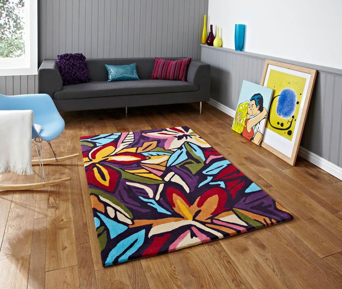 Hong Kong HK 680 Rug Dark/Multi
