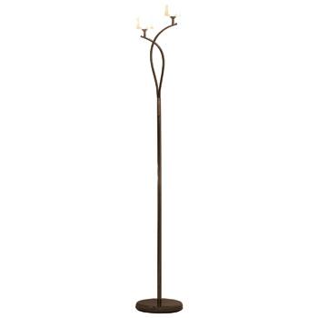 Ice Floor Lamp Pewter