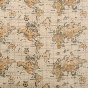 Maps PVC Fabric Multi