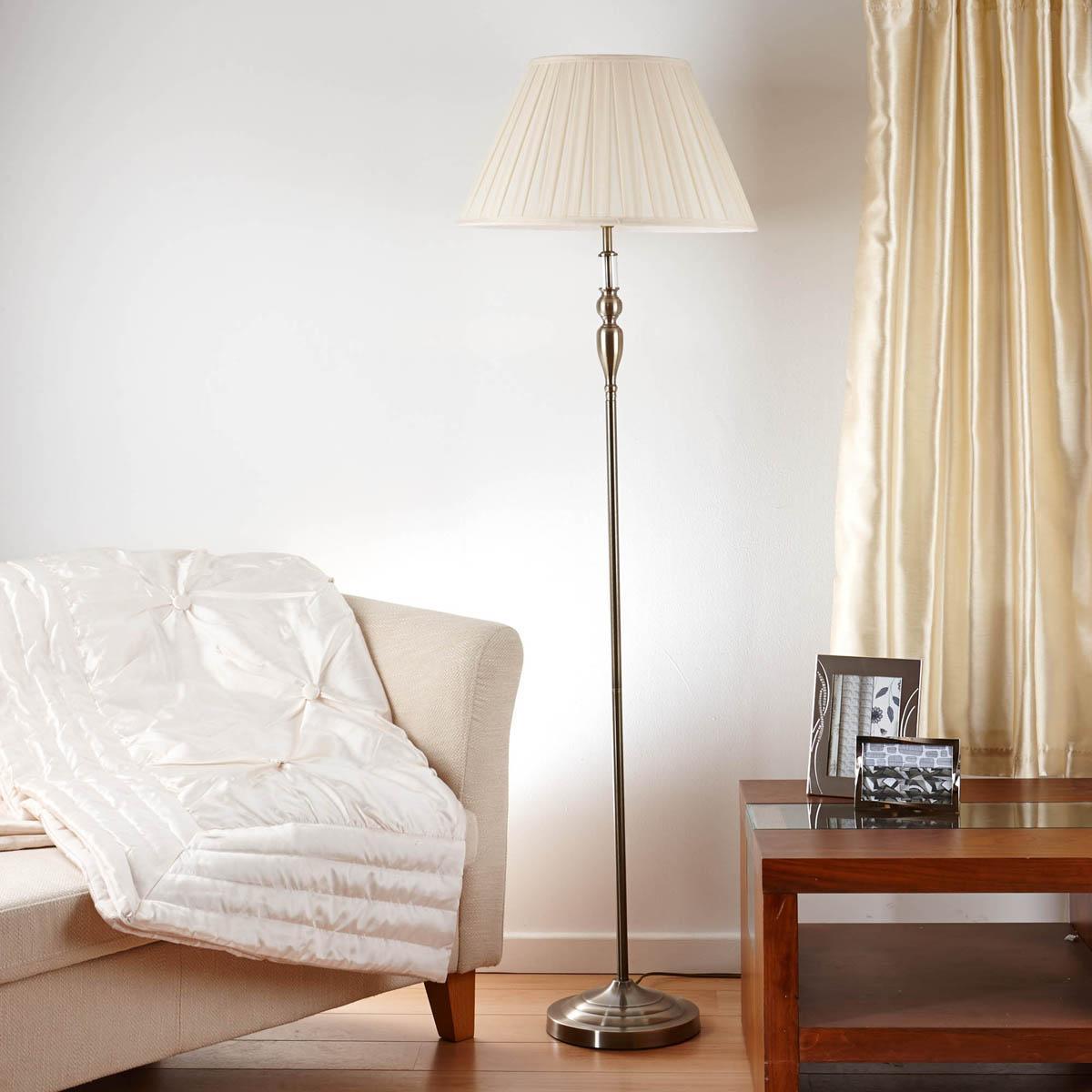 Margot Floor Lamp Antique Brass