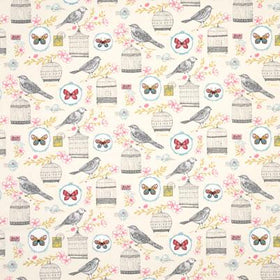 Melodie Curtain Fabric Natural