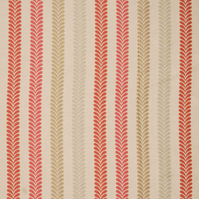 Napoli Curtain Fabric Cranberry