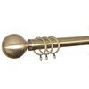 28mm Ball Curtain Pole Antique Brass