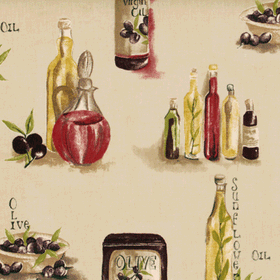 Olive Oil PVC  Fabric Mulberry