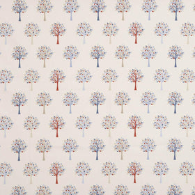 Orchard Curtain Fabric Roll End 1.1 Blue