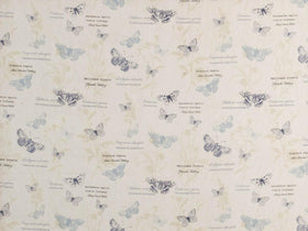 Papillon Curtain Fabric Chambray
