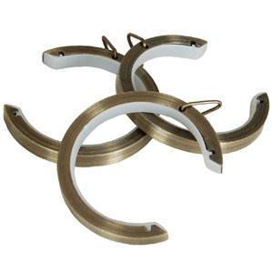 Poles Apart Passing Rings Antique Brass