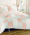 Patchwork Duvet Cover Pink
