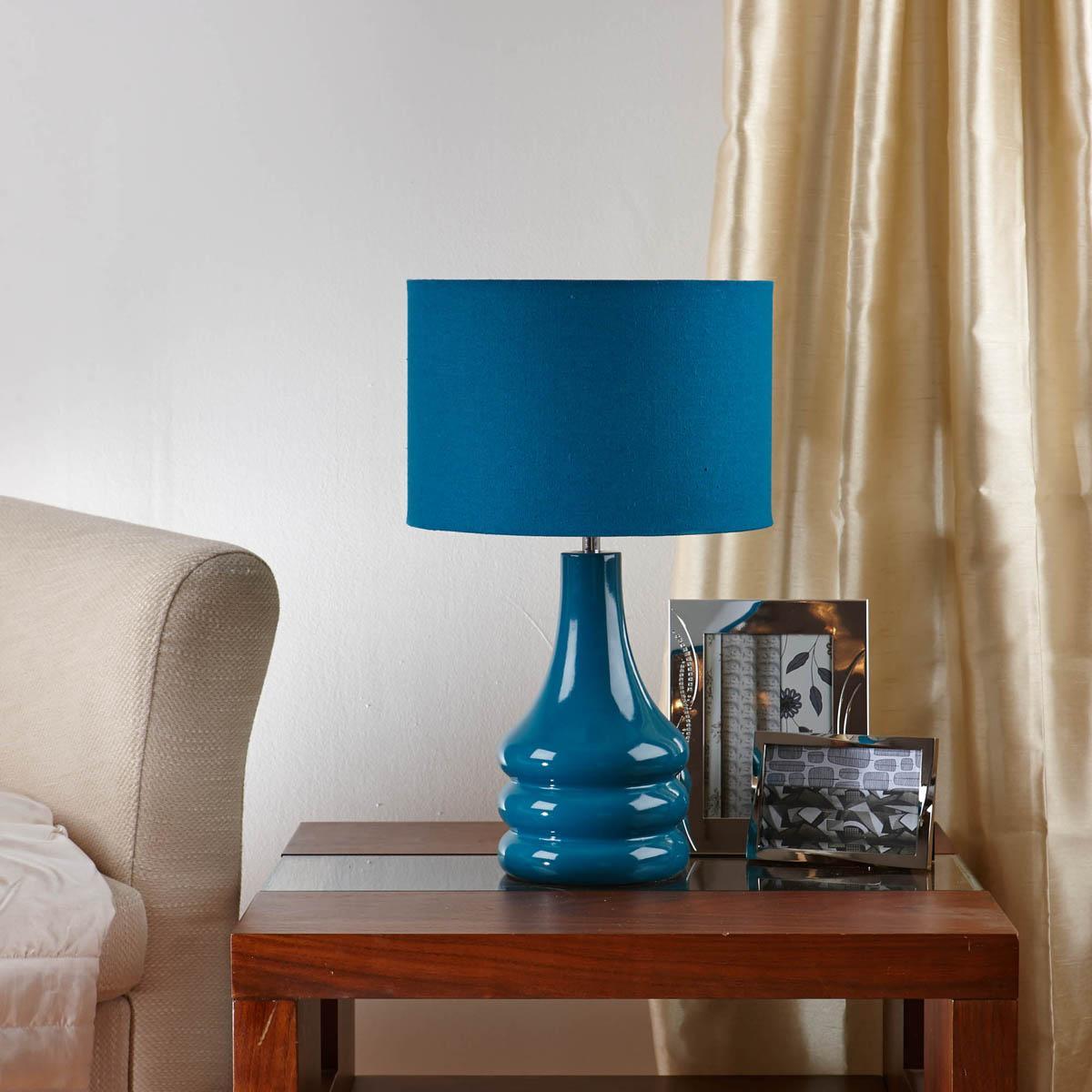 Raj Table Lamp Teal