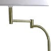 Swing Arm Floor Lamp Antique Brass