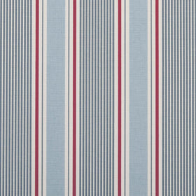 Clarke & Clarke Sail Stripe Fabric Marine