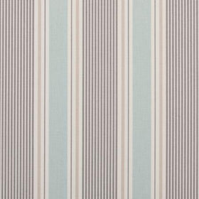 Clarke & Clarke Sail Stripe Fabric Mineral