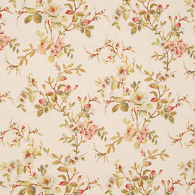 Secret Garden Curtain Fabric Rose