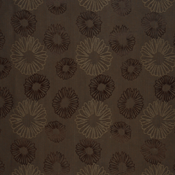Spiragira Curtain Fabric Chocolate