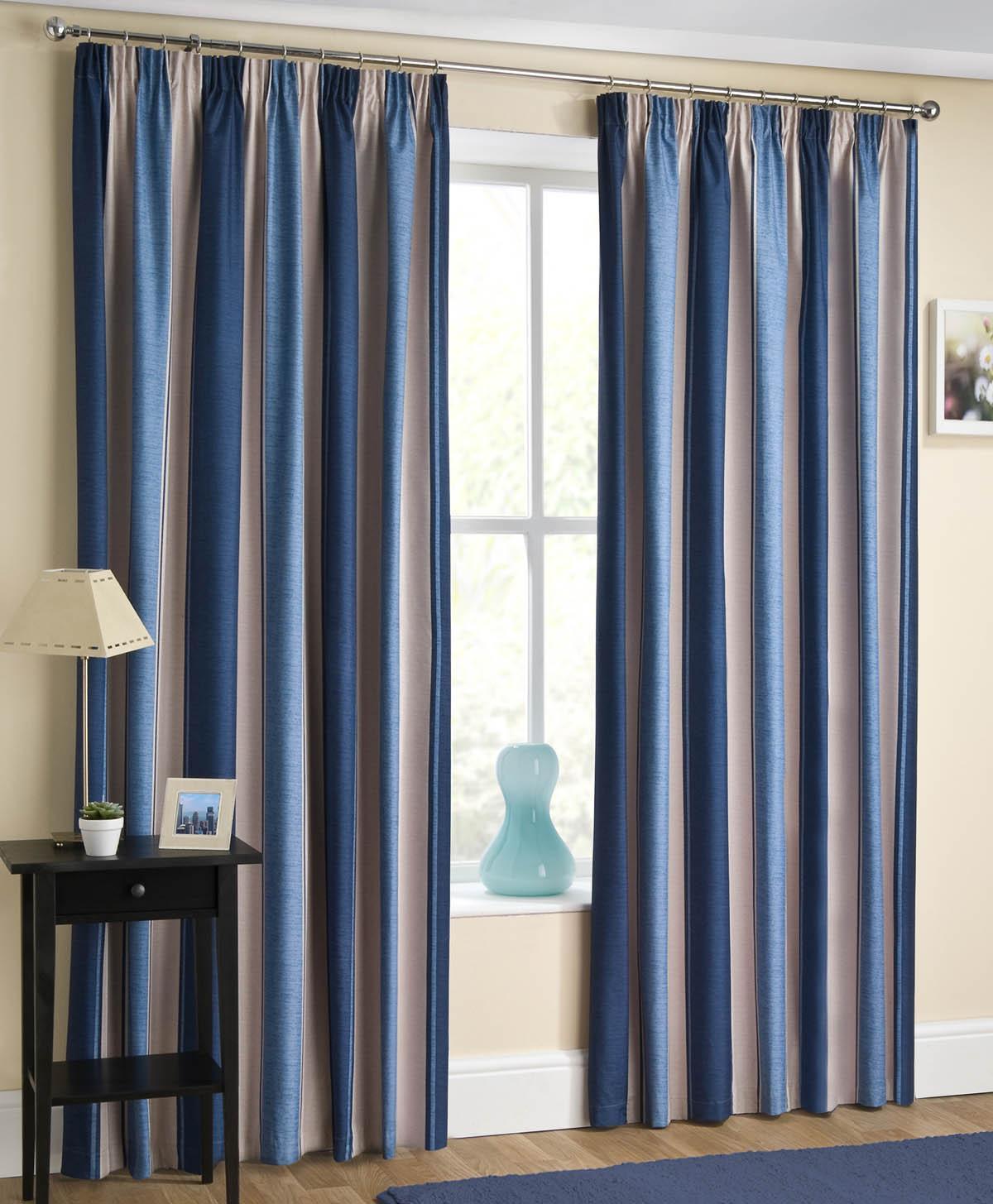 Twilight  Ready Made Blackout Curtain Navy