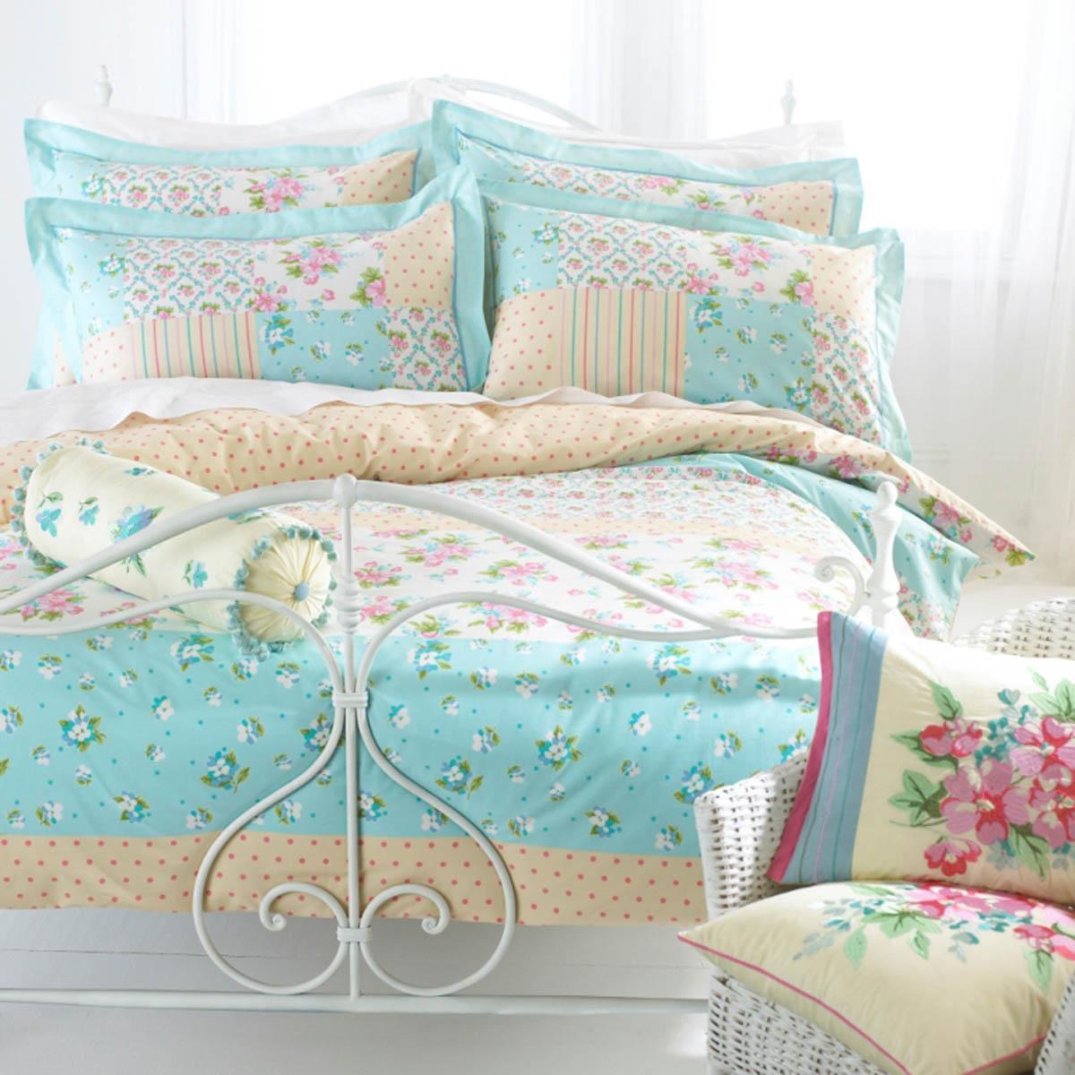 Milly/Tilly Duvet Set Duck Egg Blue