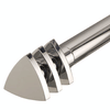 Triangle 28mm Bay Window Curtain Poles Chrome