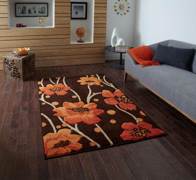 Verona 216 Rug Brown/Terracotta
