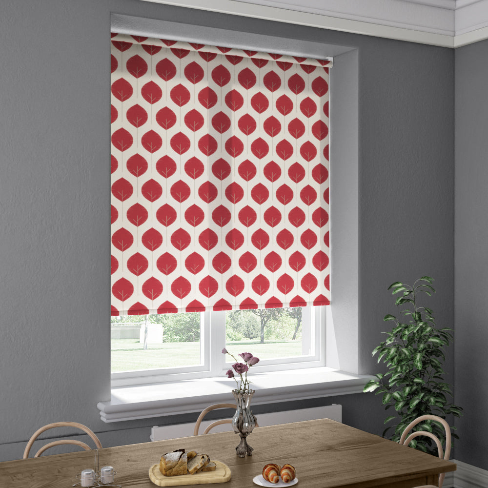Abaca Roller Blind Chilli