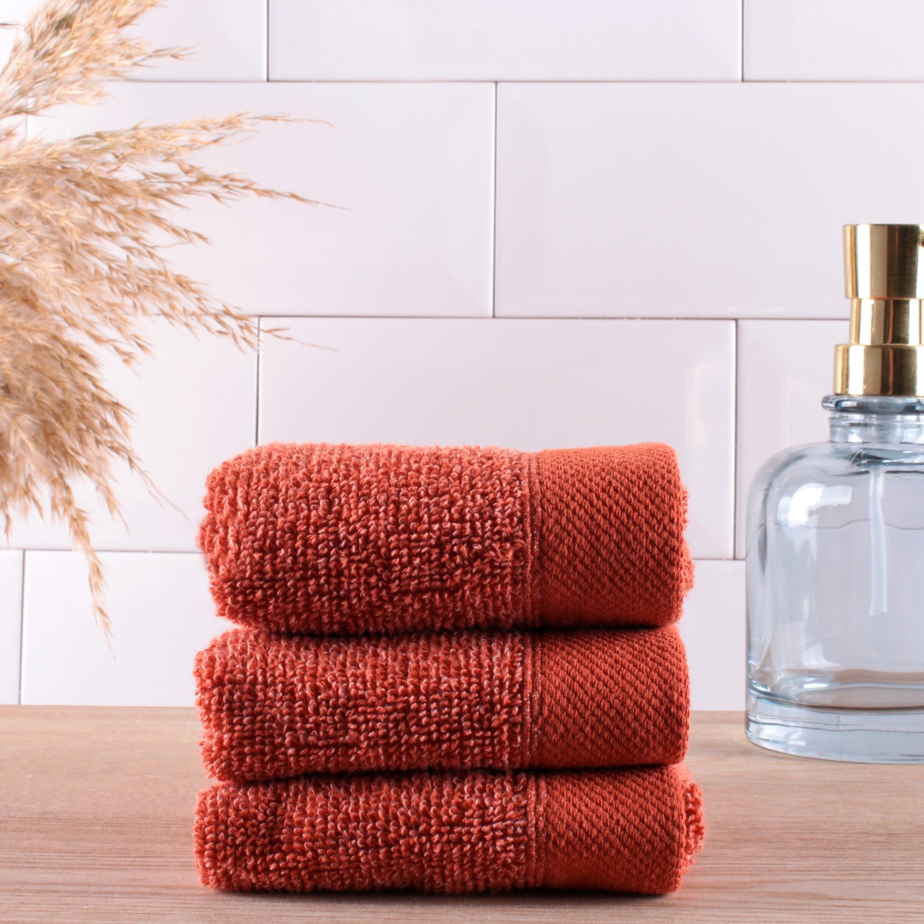 Abode Eco Towels Terracotta