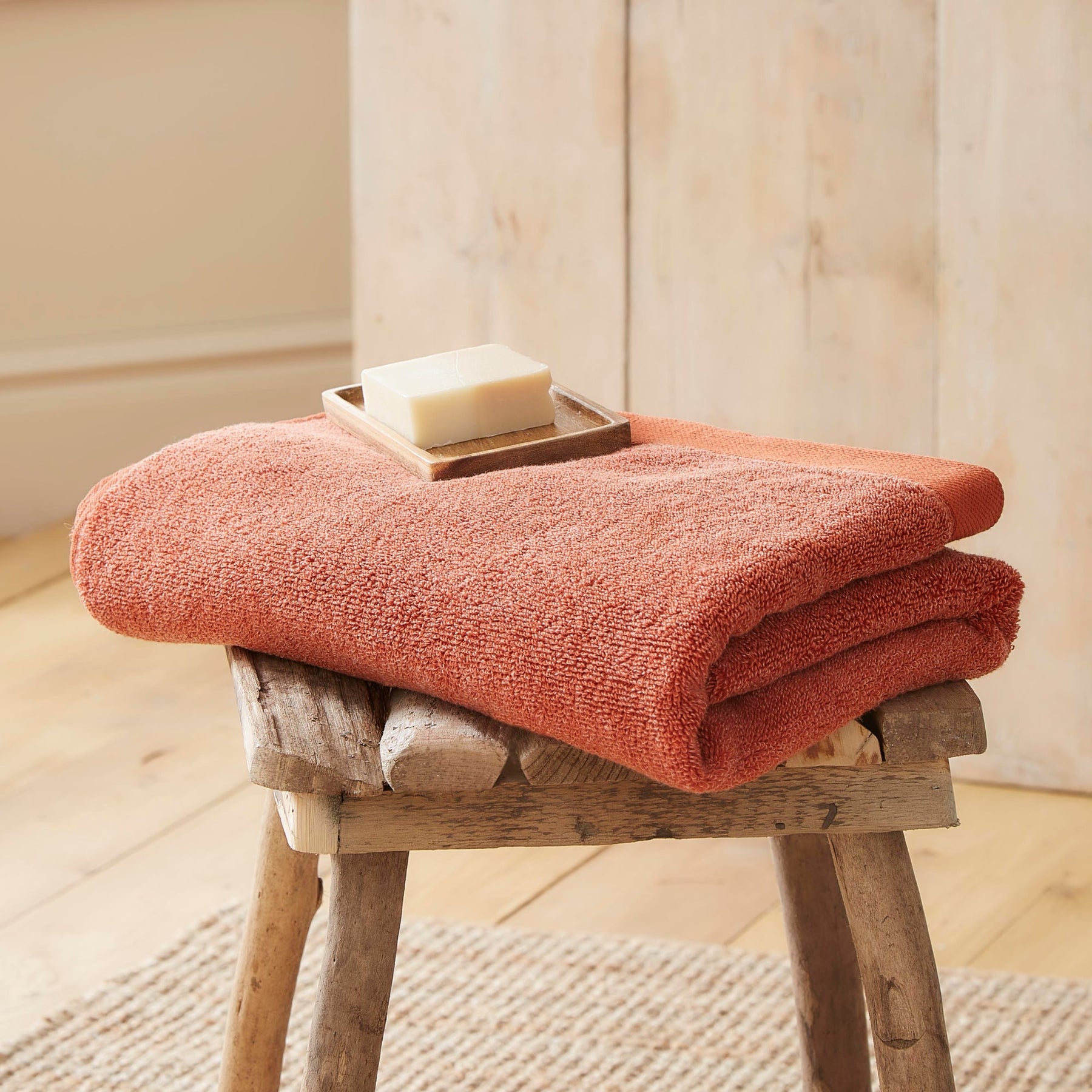 Abode Eco Towels Terracotta