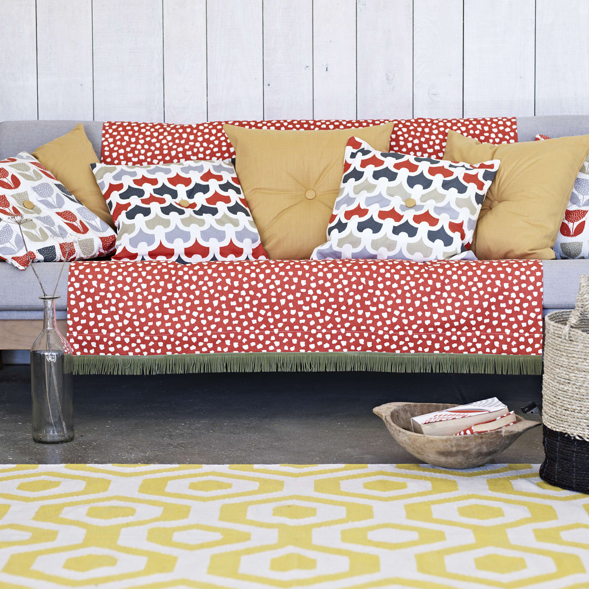 Prestigious Textiles Poppypod Fabric Amber