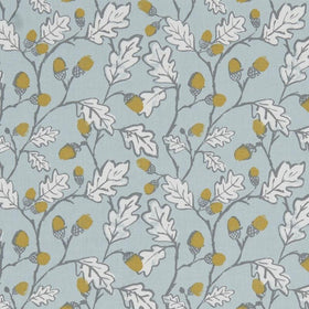 Clarke & Clarke Acorn Trail Fabric Duckegg