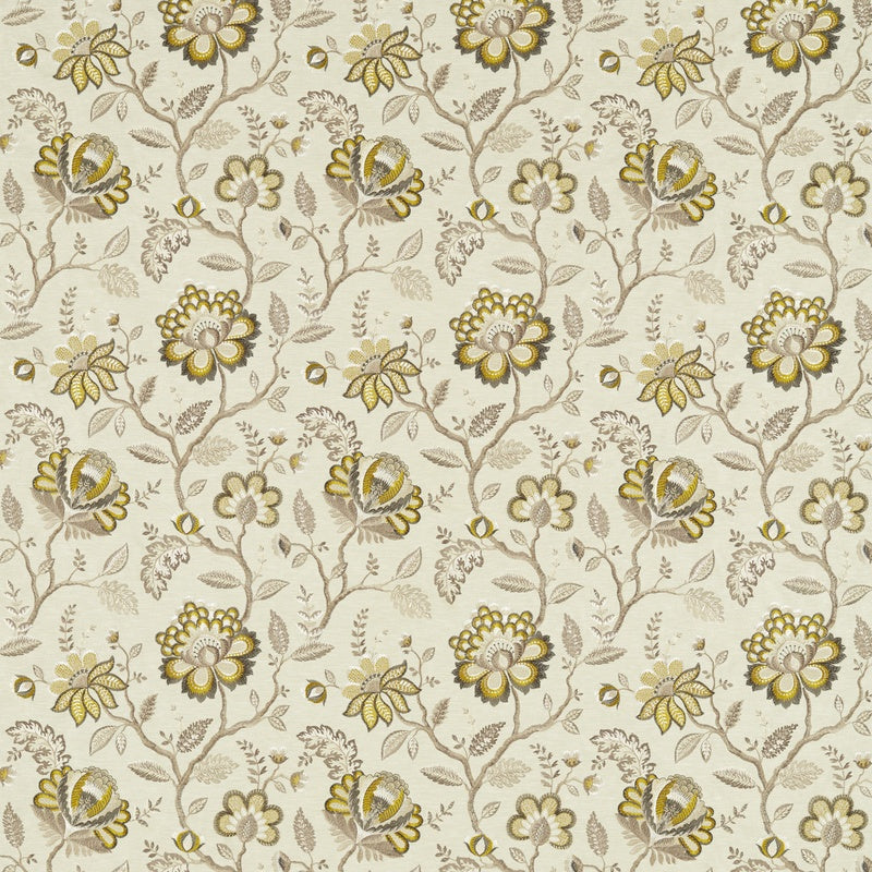 Adeline Curtain Fabric Antique Charcoal