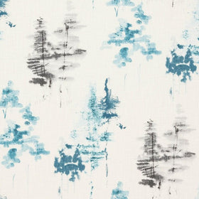 Albero Curtain Fabric Teal