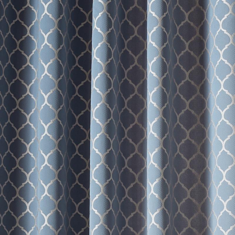 Aldbury Ready Made Eyelet Curtains Danube