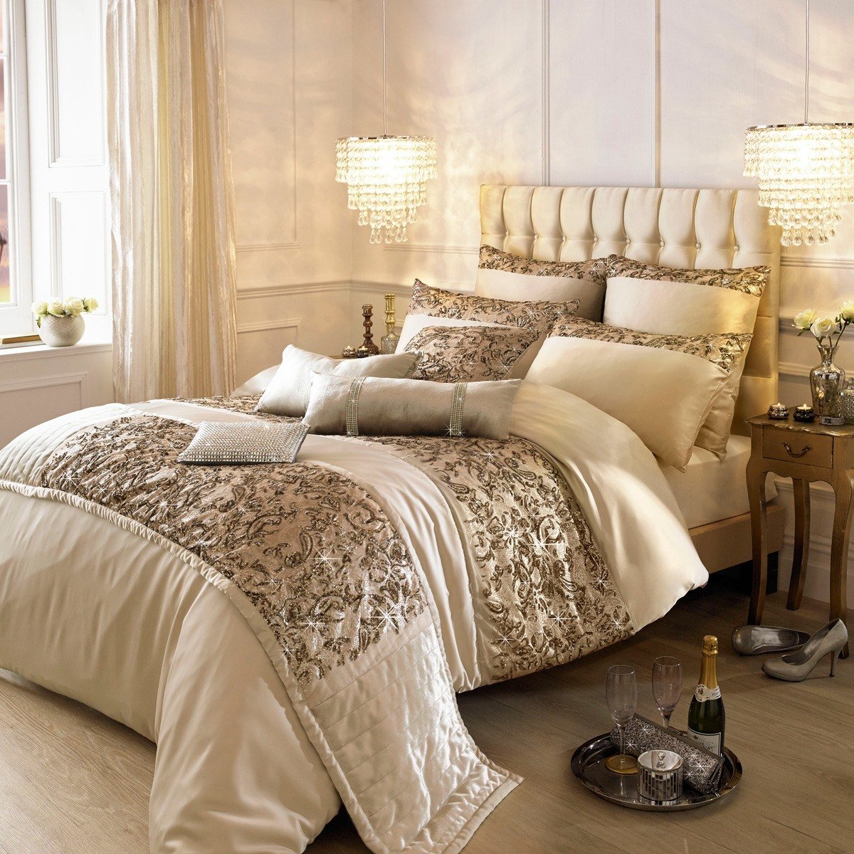 Kylie Minogue Alexa Bedding Gold