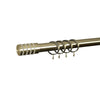 Allure 28mm Bay Window Curtain Pole Antique Brass