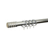 Allure 28mm Bay Window Curtain Pole Chrome