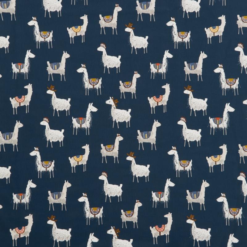 iLiv Alpaca Fabric Indigo