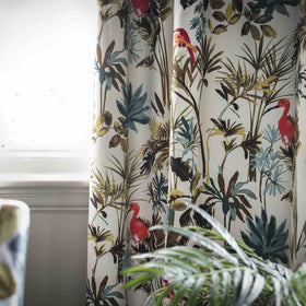 Clarke & Clarke Palm Fabric Sky