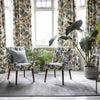 Acadia Curtain Fabric Midnight